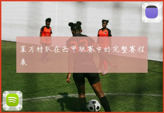 莱万特队在西甲联赛中的完整赛程表